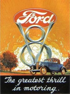 1932 Ford V8 advertising