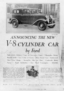 Announcing The New Ford V8 1932.