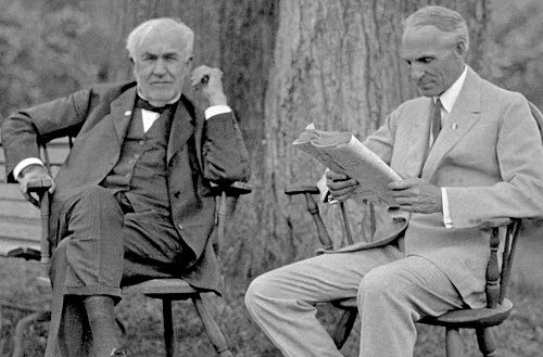 Thomas Edison and Henry Ford