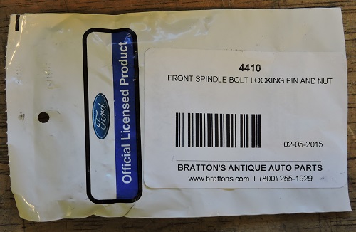 Bratton- Front Spindle Bolt. earlyfordv8.se
