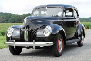 1940 Ford V8 Tudor Standard 01A. Credit to Rick Feibusch.