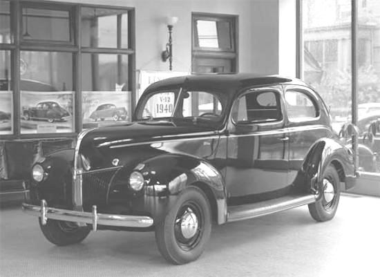 1940 Ford Tudor Standard. The photograper wishes to remain unknown.