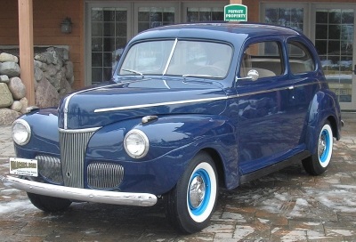 1941 Ford Tudor Deluxe. Credit to Volo Auto Museum.