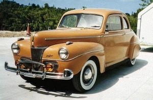 1941 Ford V8 Super Deluxe Cupe.