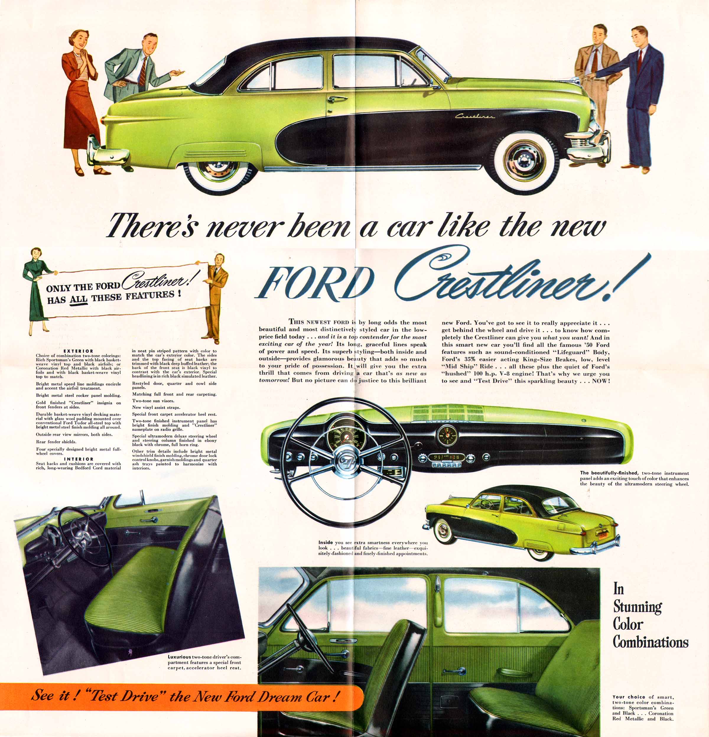 1950 Ford Crestliner Credit to oldcarbrochures.org