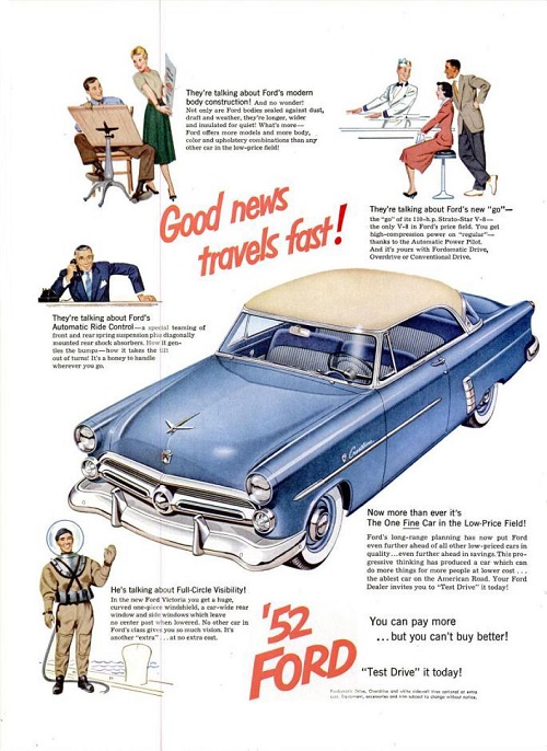 1952 Ford. Credit to oldcaradvertising.com
