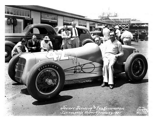 42 - Johnny Seymoure - Ted Kennington. Credit to Indianapolis Motor Speedway Image Collection.