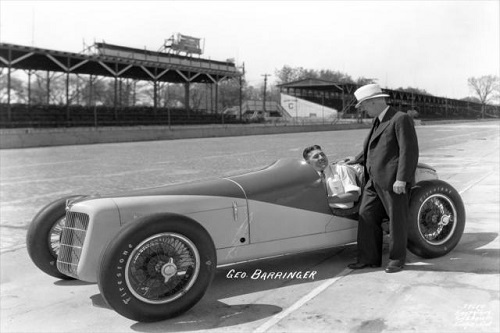 George Barringer and Harry Miller Indianapolis 1935. Credit to Flickr - photo Sharing.