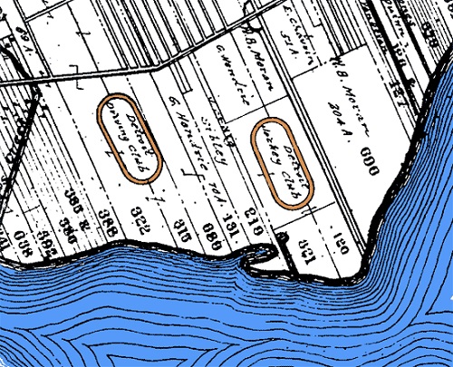 Grosse Pointe Map 1894. Credit to at.detroit.net - Miken.