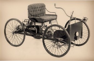 Henry Ford Quadricycle. Credit to ASME.