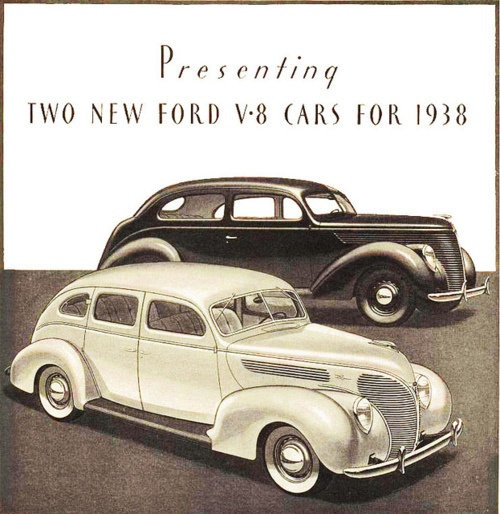 Two New Ford V-8 Cars for 1938